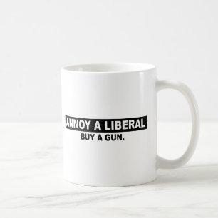 寛大な買物を銃悩まして下さい コーヒーマグカップ