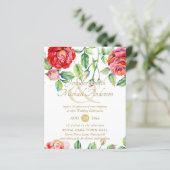 寛大な赤いバラの水の色の金ゴールドアンパサンド (スタンド正面)