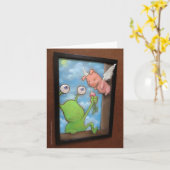 寛大カードの窓 カード (黄色い花)