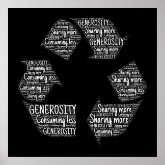 寛大–401403recyle感覚動作M ポスター