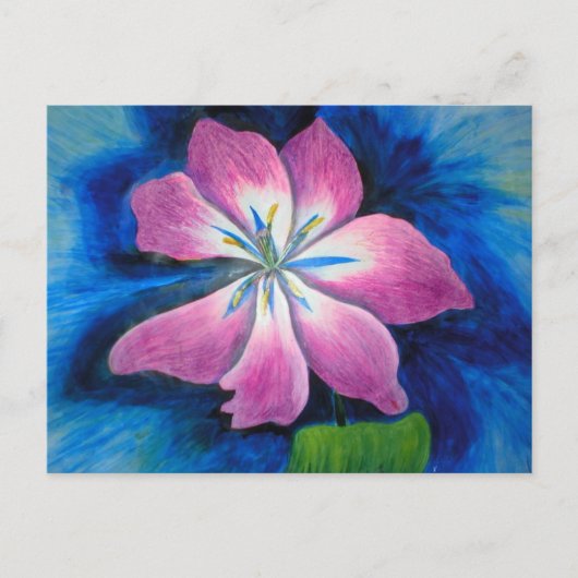 寛容な花肯定 ポストカード (正面)