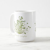 寛骨臼海藻アートマググ コーヒーマグカップ (正面左)