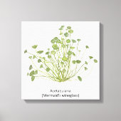 寛骨臼（人魚のワイングラス）手描き キャンバスプリント (正面)