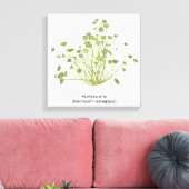 寛骨臼（人魚のワイングラス）手描き キャンバスプリント (インサイチュ (リビング))