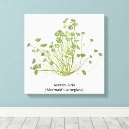 寛骨臼（人魚のワイングラス）手描き キャンバスプリント