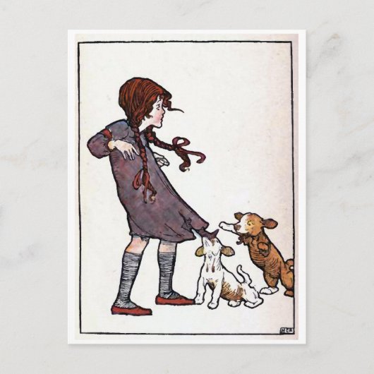 「寝た子は起こすな」 ポストカード (正面)