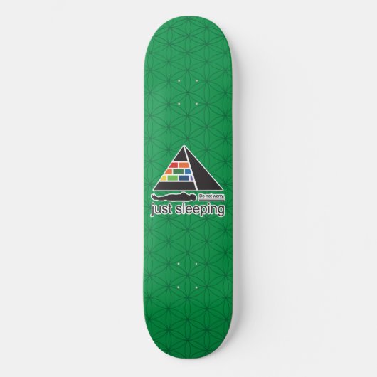 寝ているだけ スケートボード (正面)