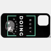 寝ている猫忙しは何もしない Case-Mate iPhoneケース (裏面 (横))