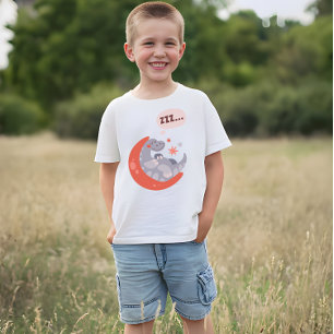 寝ている面白い子供たちのドラゴン Tシャツ