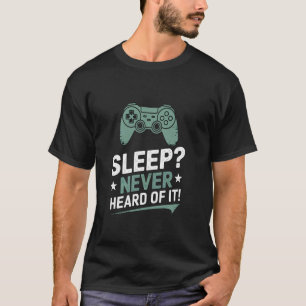 寝ても覚めてもゲーミングコントローラー Tシャツ