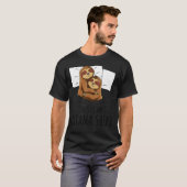 寝てるナマケモノ Tシャツ (正面フル)