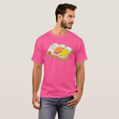 寝てる寿司ギフト 愛する寿司ロール 日本料理 Tシャツ (正面フル)