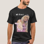 寝て下さい! Tシャツ (正面)