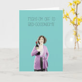 「寝るのよ！」 カード (黄色い花)