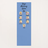 寝る前にヨガがポーズ ヨガマット (裏面)