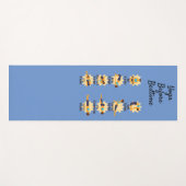 寝る前にヨガがポーズ ヨガマット (正面(横))