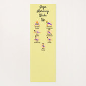 寝る前にヨガがポーズ ヨガマット (裏面)