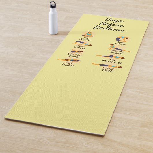 寝る前にヨガがポーズ ヨガマット (インサイチュ)
