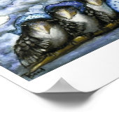 寝る時のカラス ポスター (角)