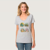 寝る時間の可愛い甲殻類 Tシャツ (正面フル)
