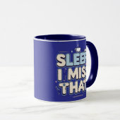 寝る？そ恋しく思れ!おもしろい母ギフト マグカップ (正面右)