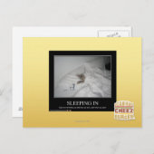 寝る ポストカード (正面/裏面)