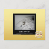 寝る ポストカード (正面)