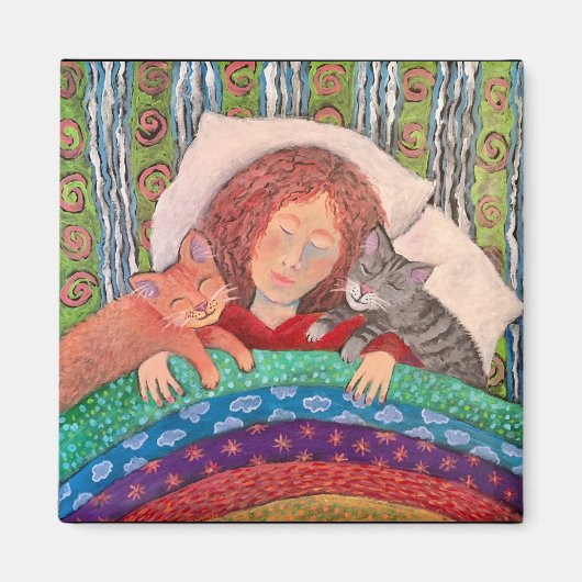 寝る マグネット (正面)