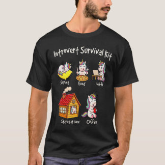寝る 食べる WiFi 自宅待機 コーヒー イントロバート Tシャツ