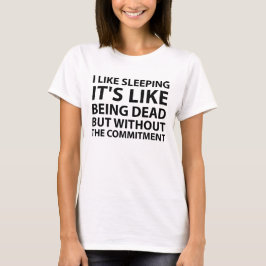 寝るTシャツが好きだ Tシャツ