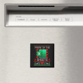 寝具の中の変人Excelスプレッドシート みにくいクリスマス マグネット (インサイチュ (食洗機))