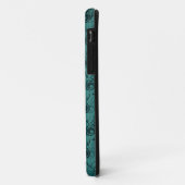 寝取られCuckoldress Hotwifeのダマスク織パターン-緑 Case-Mate iPhoneケース (裏面/左)