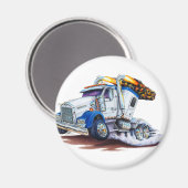 寝台付きセミトラック マグネット (正面/裏面)