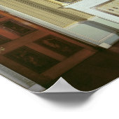 寝室と暖炉はアダムによって設計, c.1776 ポスター (角)