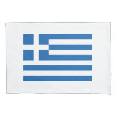 寝室のためのギリシャ国旗の枕カバーのスリーブ 枕カバー (正面)