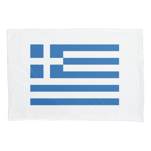 寝室のためのギリシャ国旗の枕カバーのスリーブ 枕カバー (正面)