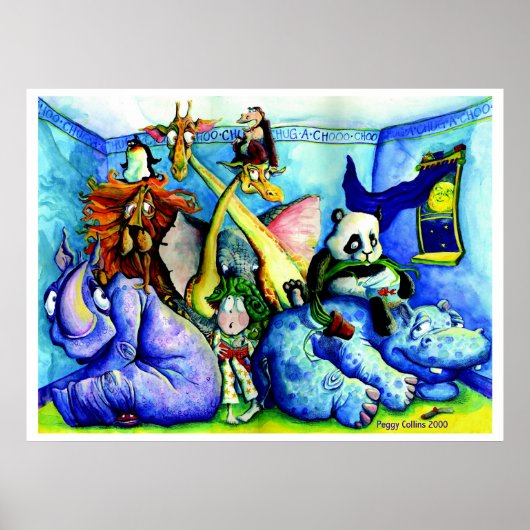 寝室の動物 ポスター (正面)