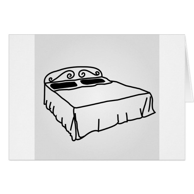 寝室の家具のスケッチ (正面横)