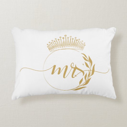 寝室の枕 アクセントクッション (正面)