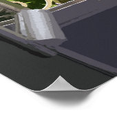 寝室の窓 ポスター (角)