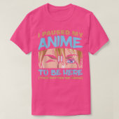 寝巻日本のきファ日本のンの悲しいアニメ Tシャツ (デザイン正面)