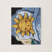 寝床お洒落に日差し ジグソーパズル (縦)