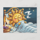 寝床お洒落の日差し ポストカード (正面)