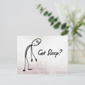 寝得る？ ポストカード (スタンド正面)