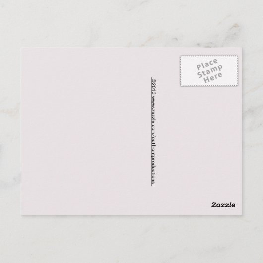 寝得る？ ポストカード (裏面)