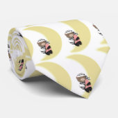 寝熊タイルのネクタイ ネクタイ (ロール)