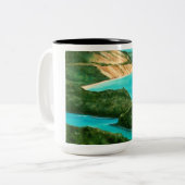 寝熊絵画砂丘 |マグカップ ツートーンマグカップ (正面左)