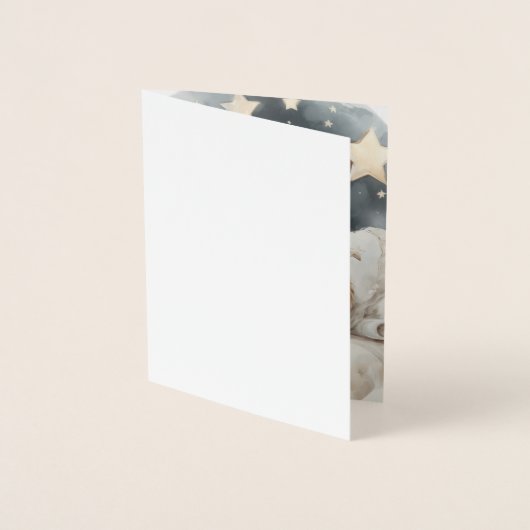 寝熊 箔カード (正面)