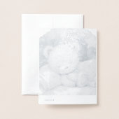 寝熊 箔カード (裏面封筒付き)