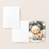 寝熊 箔カード (ディスプレー)